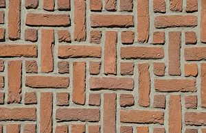 Deserted Stone Structure Prints: Brick wall