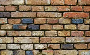 Textured Stone Surface Prints: Brick wall, Upper Austria, Austria