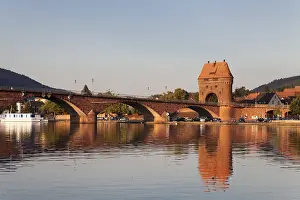 Central Europe Atmospheric Images Prints: Bridge gate on the Main bridge