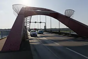 North Rhine Westphalia Bridges Prints: Bridge of Solidarity against the light