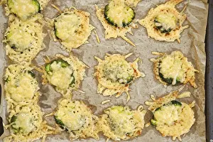 Simple Meal Prep Prints: Broccoli pieces are smashed and spread on a baking sheet