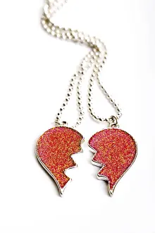 Red Heart Shape Prints: Broken heart