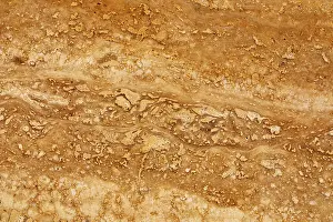 Deserted Stone Structure Prints: Brown marble structure, stone structure