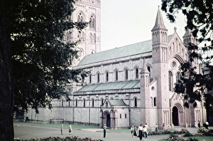 Empty Religious Buildings Prints: Buckfast Abbey, Devon, England, United Kingdom September 1960