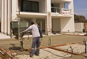 Building Construction Site Prints: Building construction, construction site