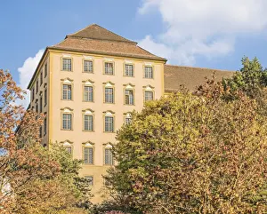 Deserted Monastery Complex Prints: Building of the extensive monastery complex Basilika Weingarten
