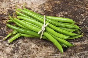 Deserted Plant Life Prints: Bundle of beans on wood