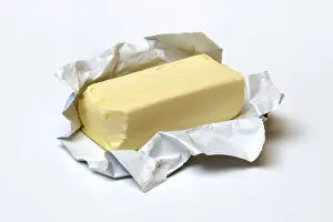 No People Food Photography Tips Prints: Butter with opened packaging