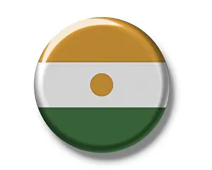 Prints of Button badge, flag of Niger Related Prints: Button Badge, Flag of Niger Print