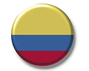 Ecuador Flag Prints: Button, flag of Ecuador