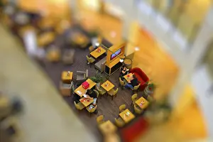 German Gastronomy Prints: Cafeteria in Berlin