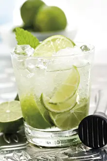 Cocktail Glass Prints: Caipirinha