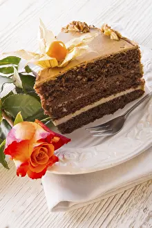 Gastronomy Meal Prints: Cake with roses