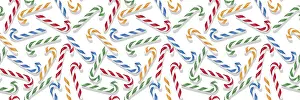 Christmas Desserts Prints: Candy cane Christmas pattern