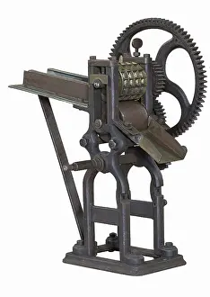 German Industrial Heritage Site Prints: Candy machine of the 1920s on white background