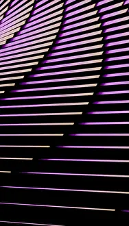 Digital Artwork Background Prints: A captivating abstract image featuring parallel lines with a purple gradient on a dark background