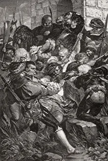 The Capture of Count Helfenstein Print