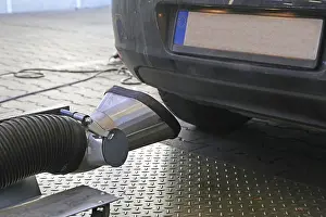 Emissions Test Prints: Car during the emissions test