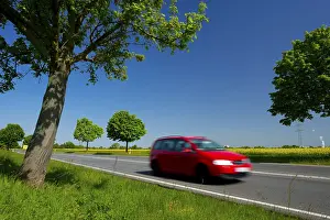Road Transport Prints: Car traffic
