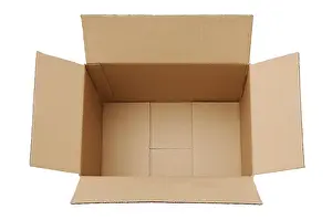 Indoor Still Life Photography Prints: Empty cardboard box