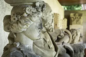Southern European Architecture Style Prints: Caryatid in the shape of a herm