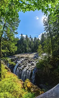 British Columbia Nature Scene Prints: Cascading over rocks