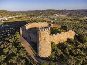 Images Dated 22nd April 2024: Castle Print of Arab Origin, Seville, Andalusia