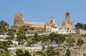 Historic Fortification Building Prints: Castle of Cullera, Spain