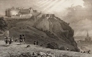 Edinburgh Castle Prints: The Castle, from The Mound, Edinburgh