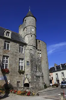 Old Town Tourist Attraction Prints: Castle in Pont-l'Abbe