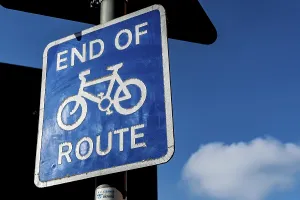 Sign Prints: Oxford Cycle Route Sign Print, Botley Road