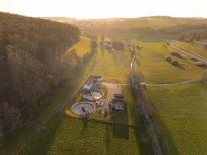 Sewage Treatment Plant in the Black Forest, Germany Print