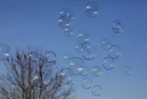 Multicoloured Soap Bubbles Prints: Soap bubbles