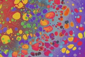 Unique Fabric Patterns Prints: Abstract creative marbling pattern for fabric
