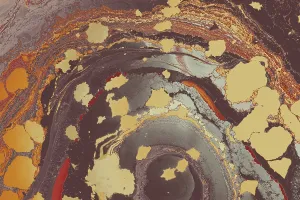 Traditional Ebru Art Prints: Abstract creative marble pattern texture