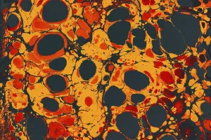 Traditional Ebru Art Prints: Abstract creative marble pattern texture