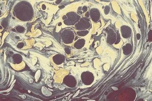 Deserted Landscape Illustration Prints: Abstract creative marble pattern texture
