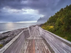 Mountainous Northern Europe Prints: Devil's teeth at sunrise, Devils Teeth