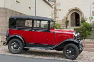 Historic American Automobiles Prints: Oldtimer Ford model A, year of construction approx