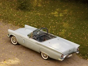 Deserted Classic Car Prints: Open Ford Thunderbird