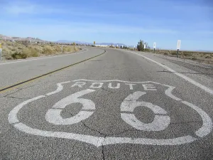 Deserted Gas Station Prints: Route 66