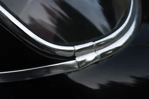 Volvo Amazon Classic Car Prints: Front window with chrome strips