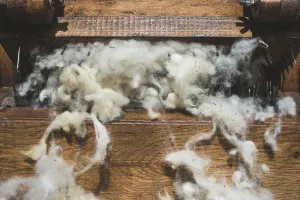 Traditional Weaving Techniques Prints: Manual processing of wool