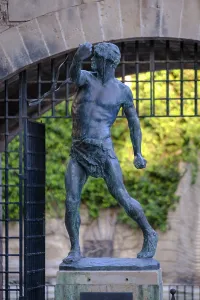 Prints of The slinger - Es Foner, 1898, bronze, Lorenzo Rossello, Palma de Mallorca, Majorca, Balearic Islands, Spain The slinger - Es Foner, 1898, bronze, Lorenzo Rossell, Palma de Mallorca, Majorca Dance Prints: The Slinger - Es Foner, 1898 Bronze Print