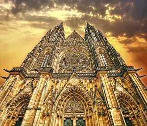 Deserted Gothic Church Prints: Cathedral