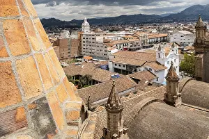 Prints of Cathedral of the Immaculate Conception, Cuenca, Ecuador Cuenca Prints: Cathedral of the Immaculate Conception Print, Cuenca Ecuador
