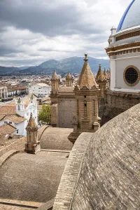 Prints of Cathedral of the Immaculate Conception, Cuenca, Ecuador Cuenca Prints: Cathedral of the Immaculate Conception Print, Cuenca Ecuador