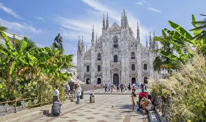 Italian Cathedrals And Churches Prints: Cathedral Square with Cathedral