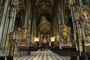 Historic Cathedral Building Prints: Cathedral, St. Stephen's Cathedral