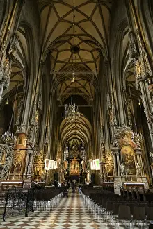 Prints of Cathedral, St. Stephen's Cathedral, Vienna Cathedral, St. Stephen's Cathedral, Vienna Vienna Prints: St. Stephen's Cathedral Print, Vienna